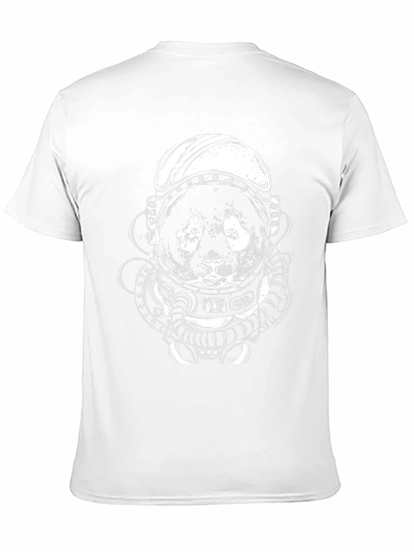 Astronaut Panda T-Shirt - Black