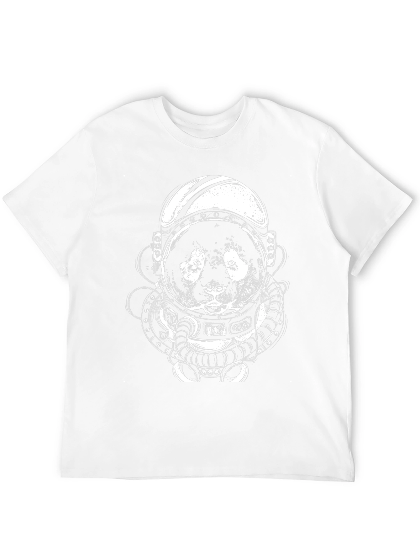 Astronaut Panda T-Shirt - Black