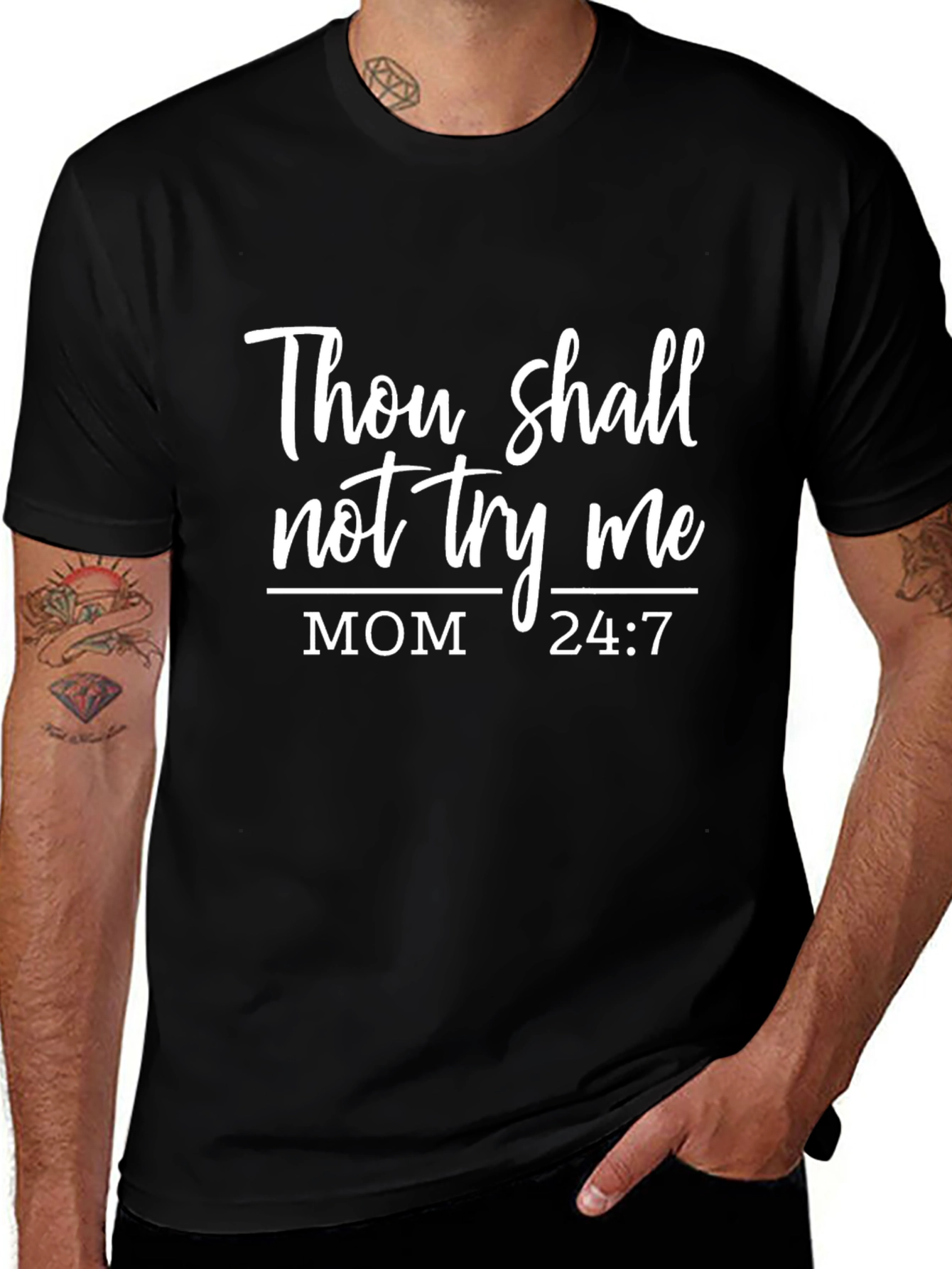 Thou Shalt Not Try Me Mom T-Shirt