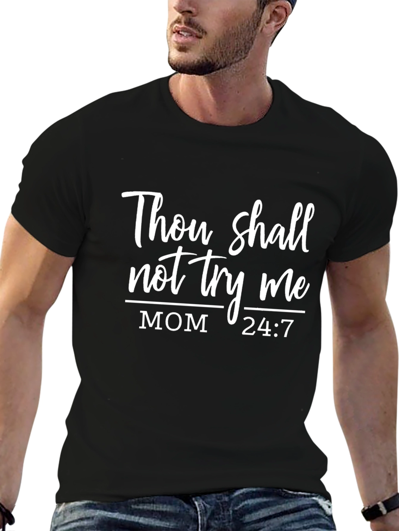 Thou Shalt Not Try Me Mom T-Shirt
