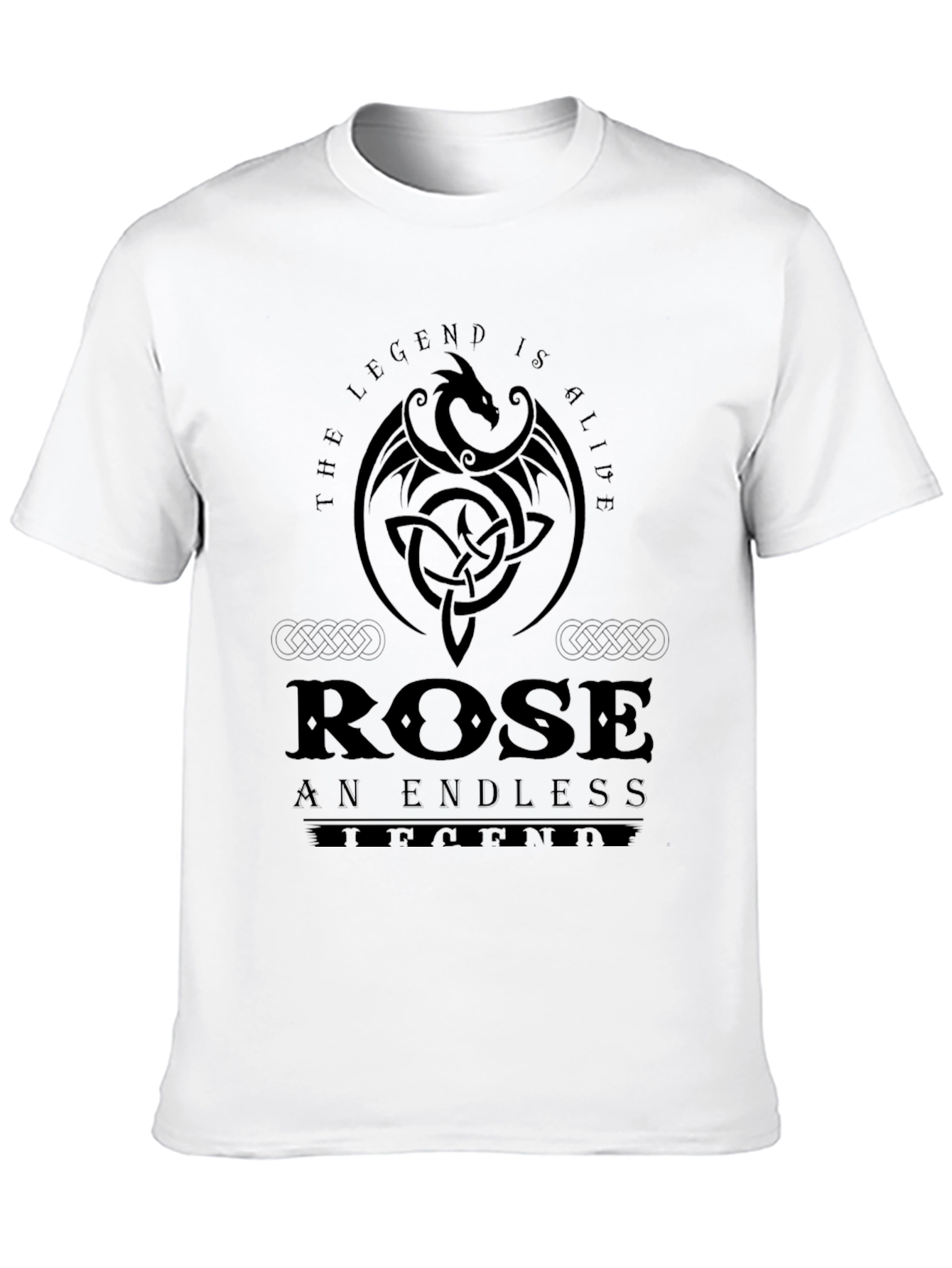 Legend Alive Black Graphic Tee