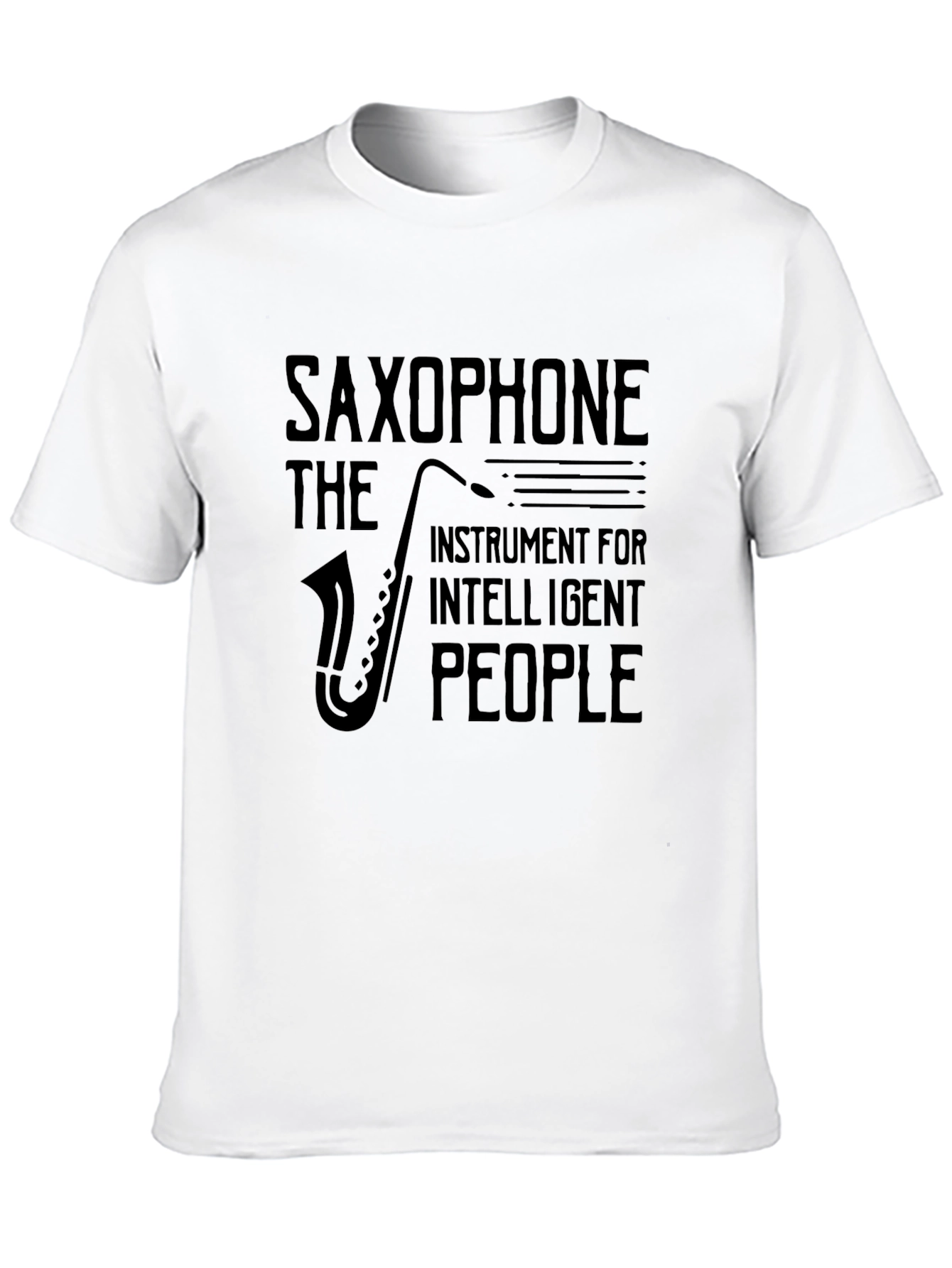 Saxophone Instrument T-Shirt - Intelligent People Design