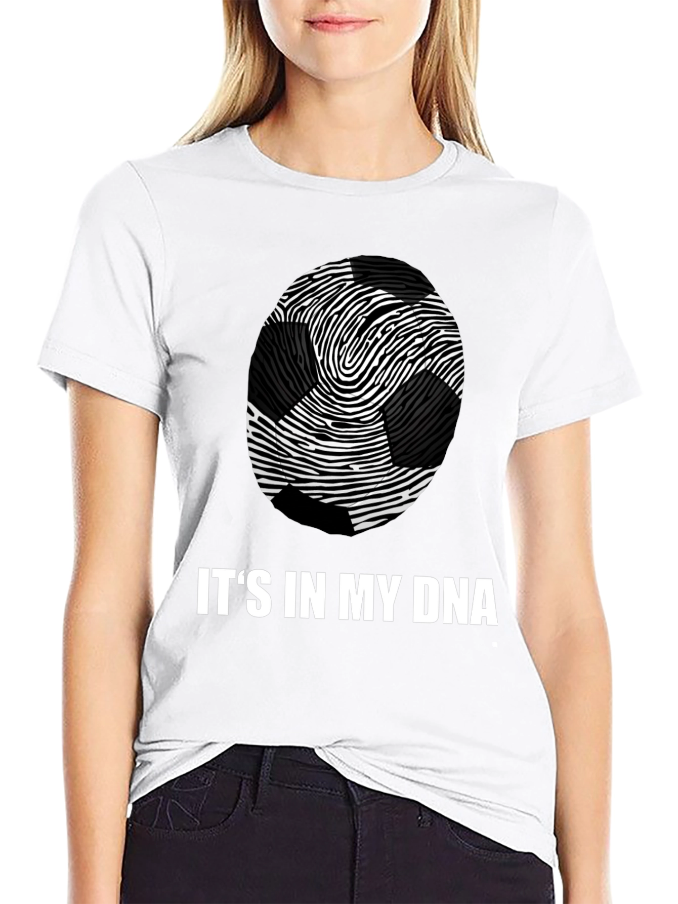Soccer DNA Graphic Tee - Black