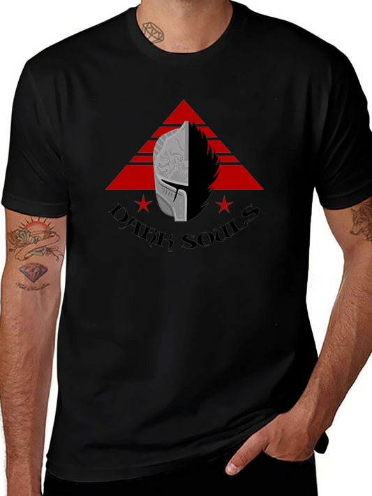 Dark Souls Graphic Tee - Knight Helmet Design