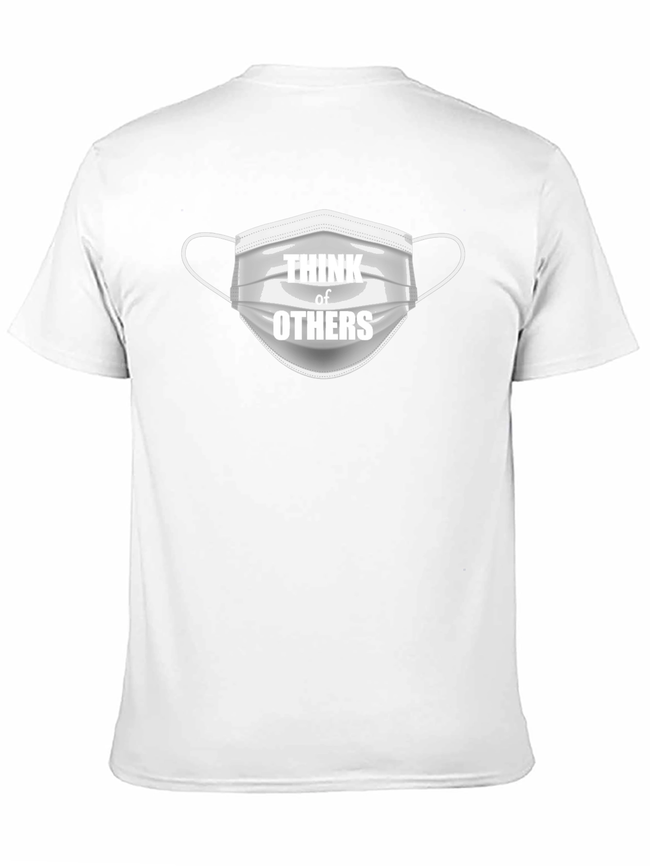 Think of Others Graphic Tee - Black Cotton T-Shirt