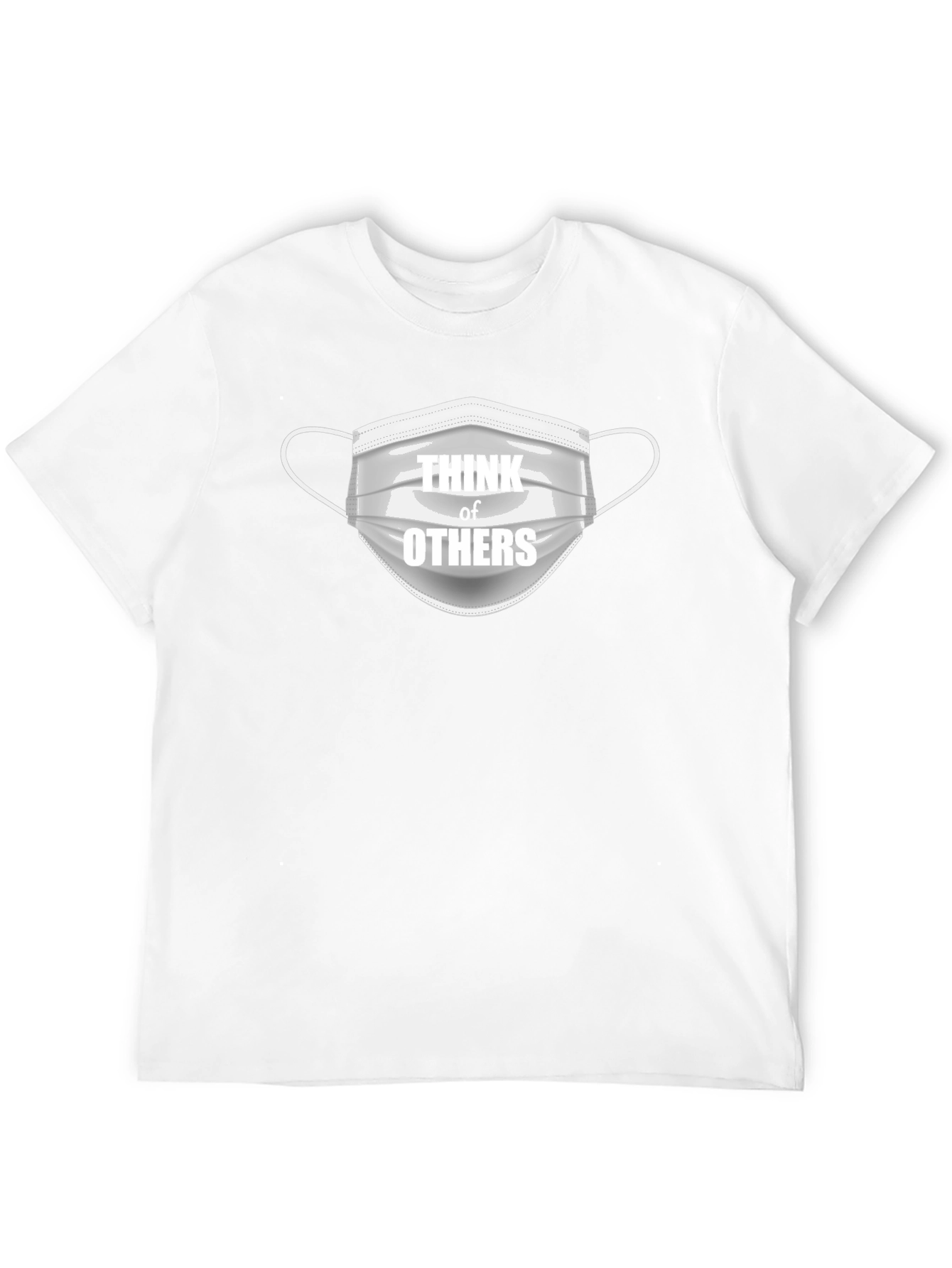 Think of Others Graphic Tee - Black Cotton T-Shirt