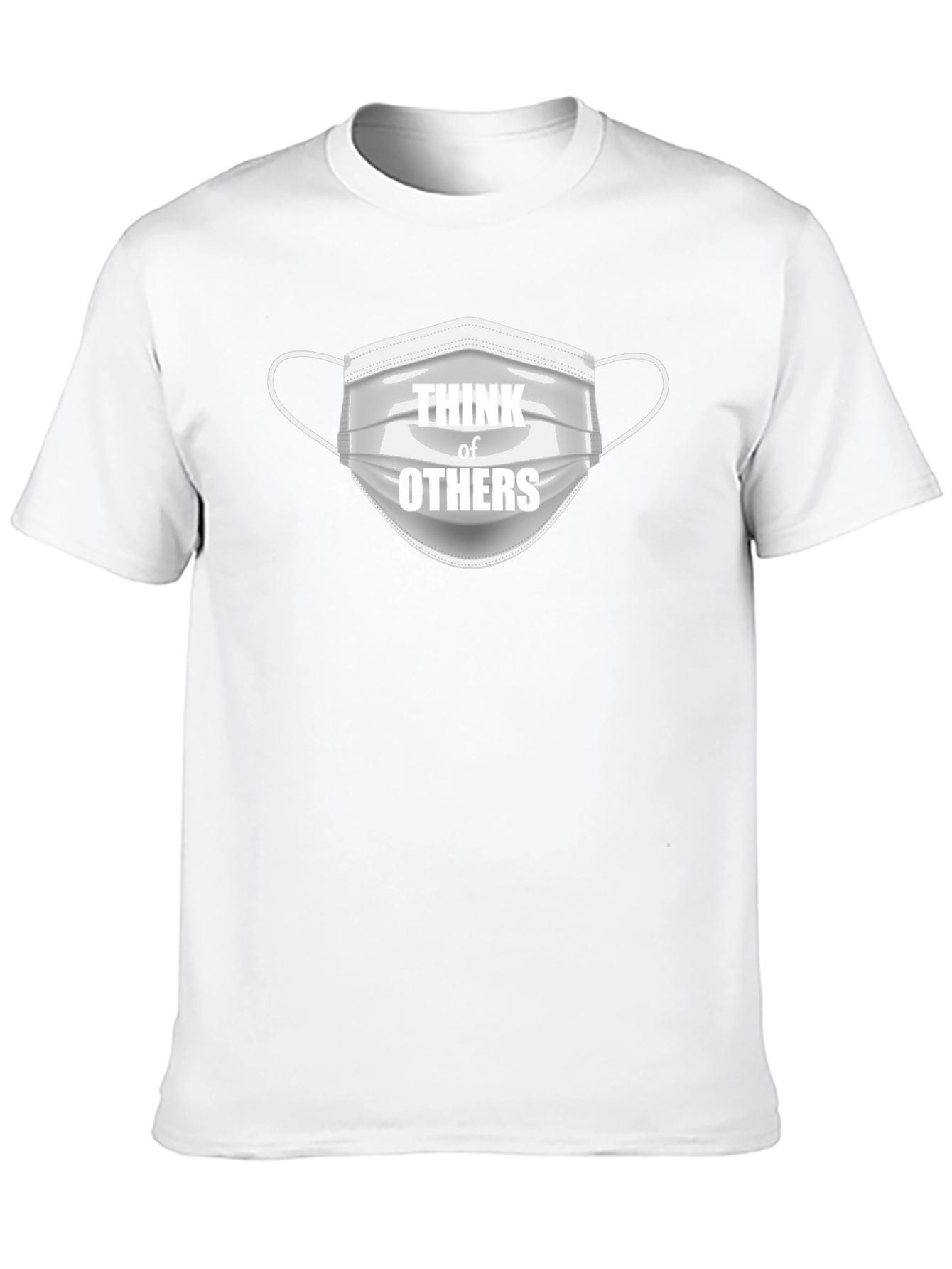Think of Others Graphic Tee - Black Cotton T-Shirt