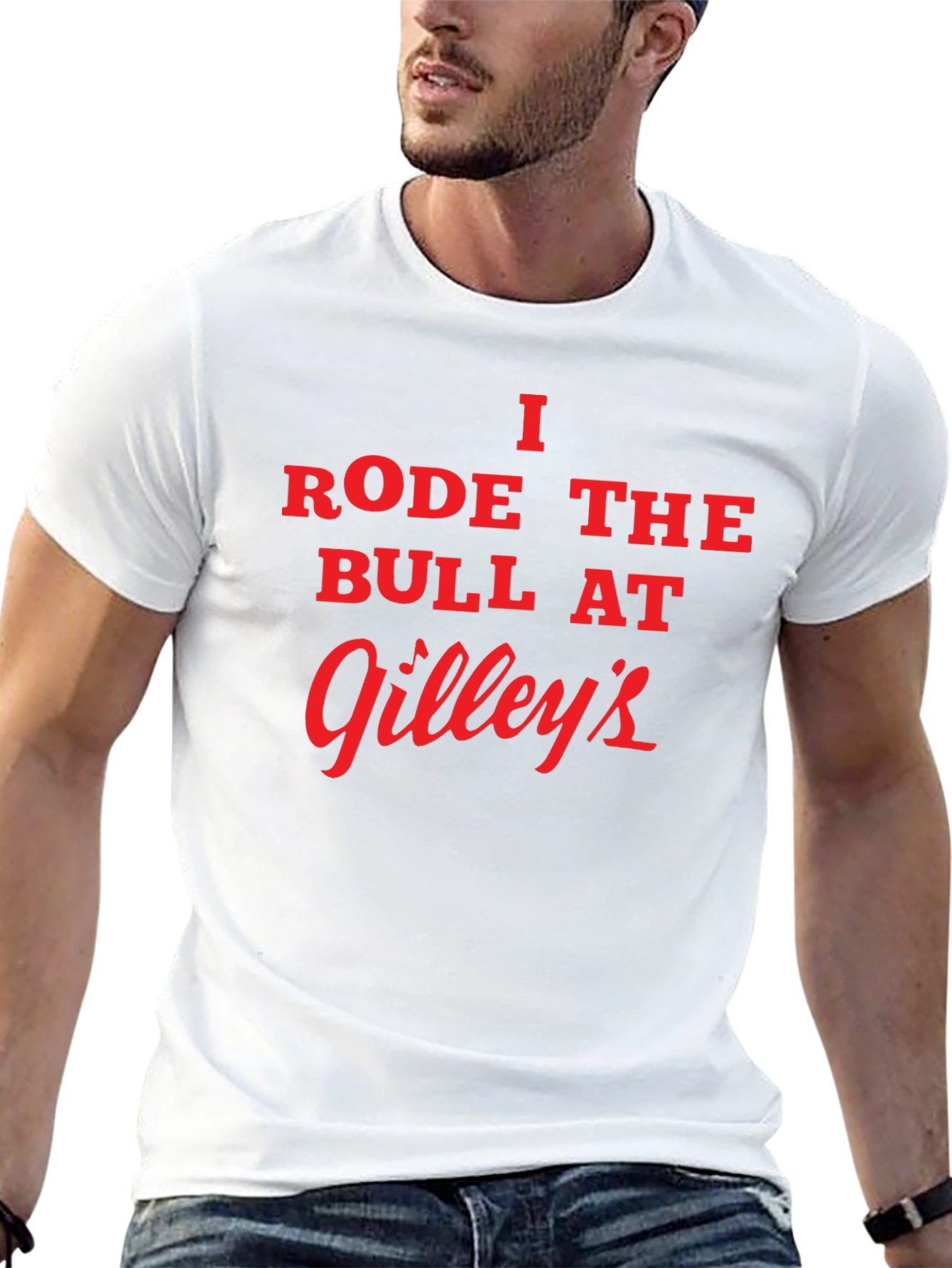 I Rode the Bull at Gilleys Black T-Shirt