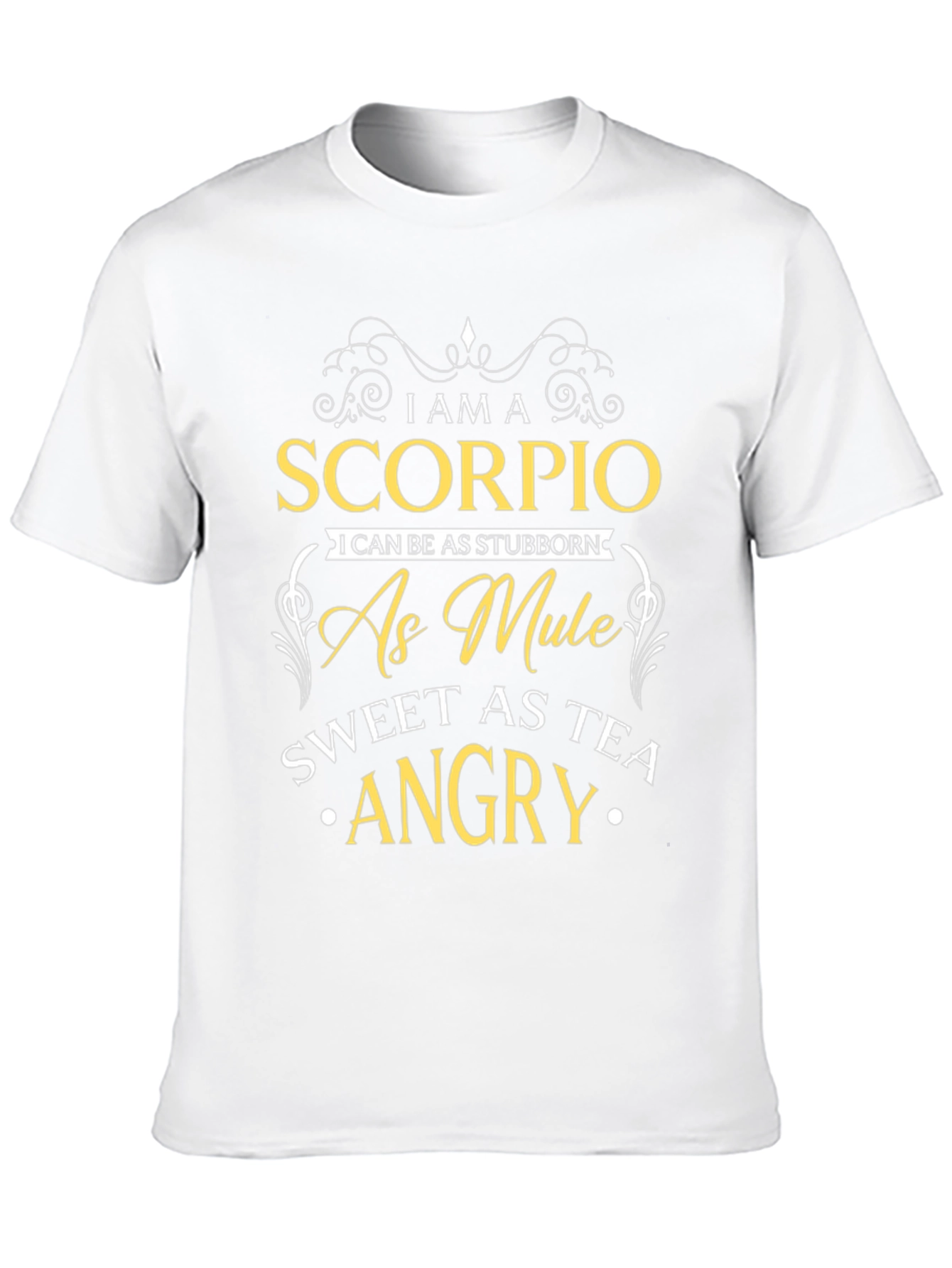 Scorpio Stubborn Mule Black Tee