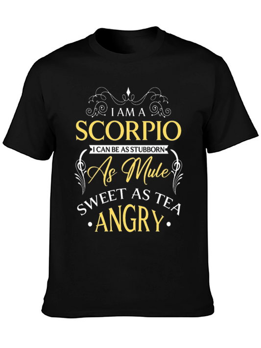 Scorpio Stubborn Mule Black Tee