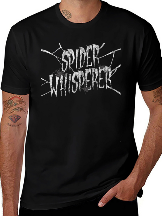 Spider Whisperer Graphic Tee - Black T-Shirt