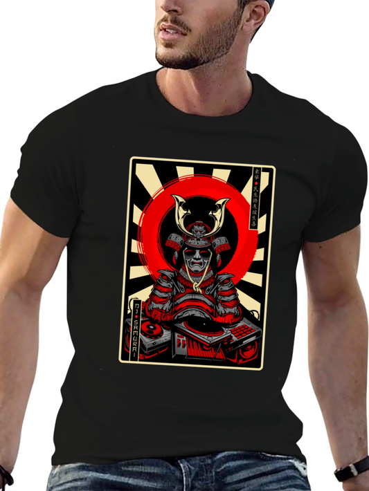 DJ Samurai Graphic Tee - Black