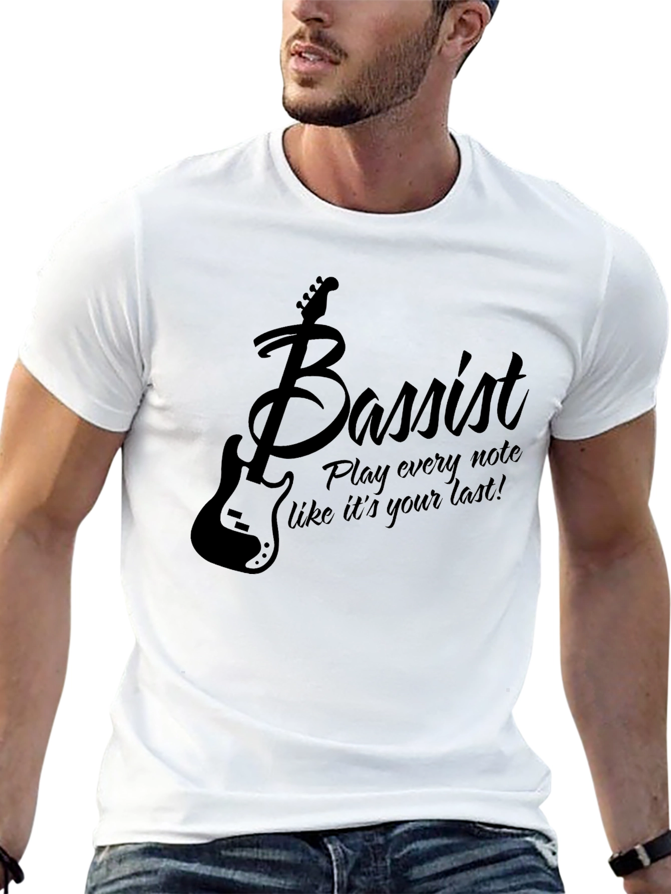 Bassist T-Shirt: Play Every Note Like Its Your Last!