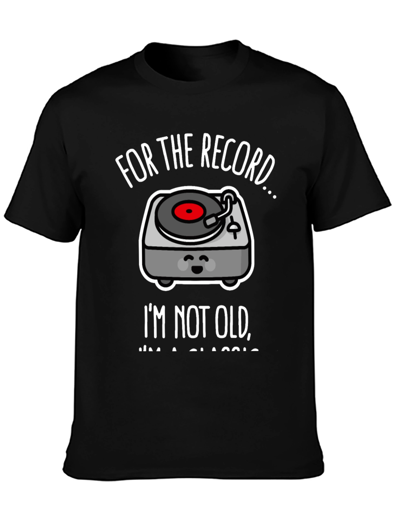 Classic Record Player Graphic Tee