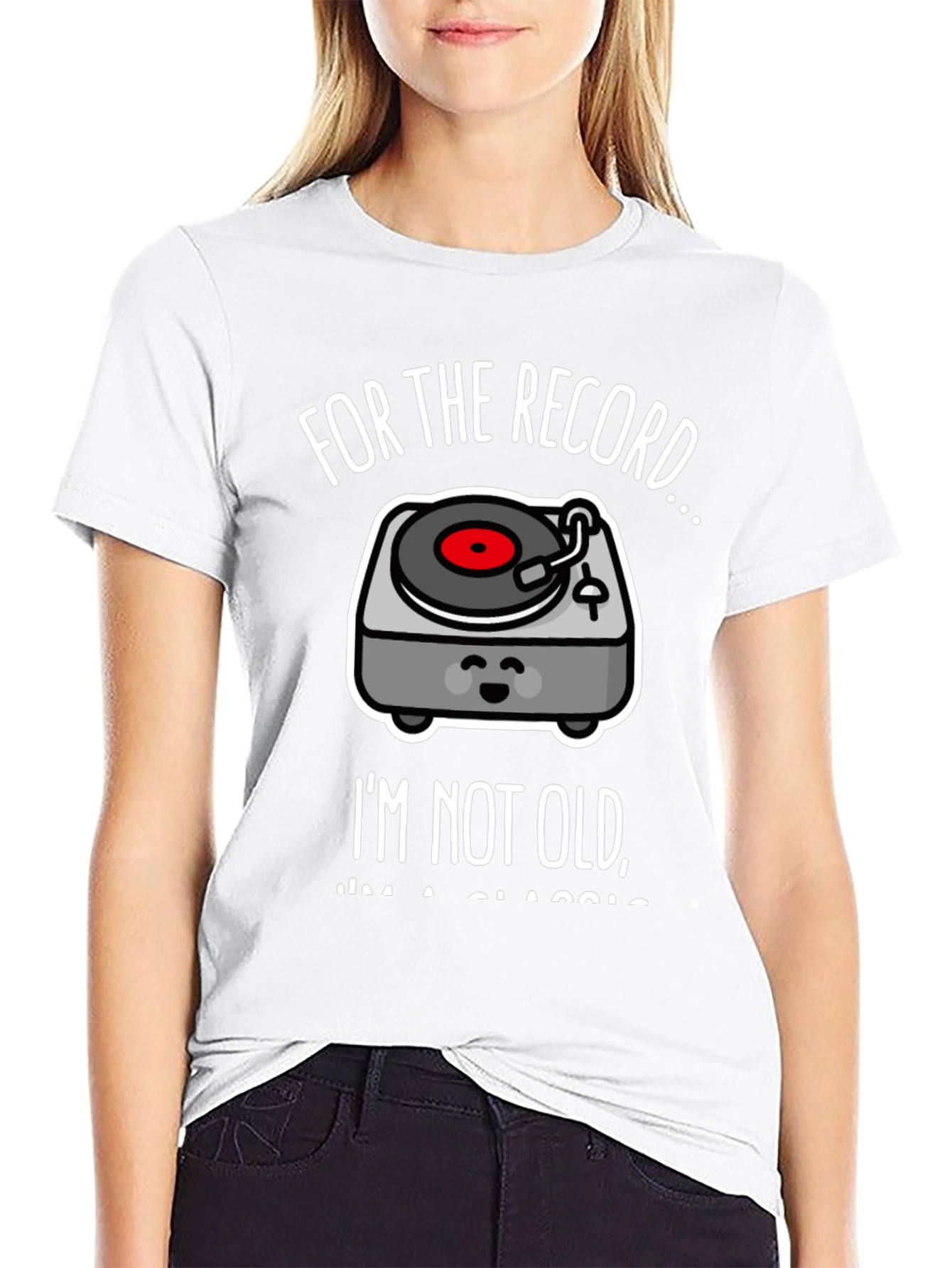 Classic Record Player Graphic Tee