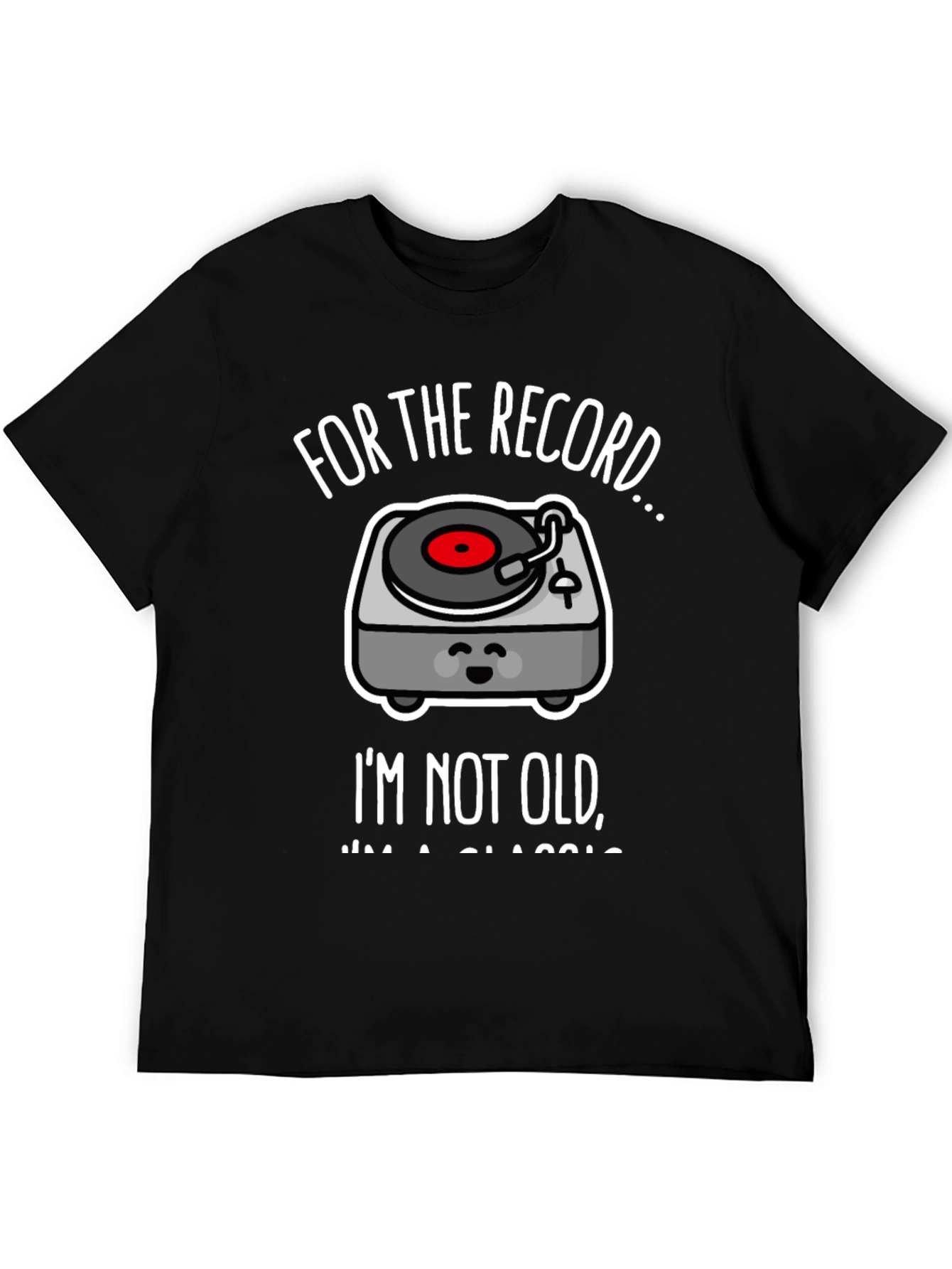 Classic Record Player Graphic Tee