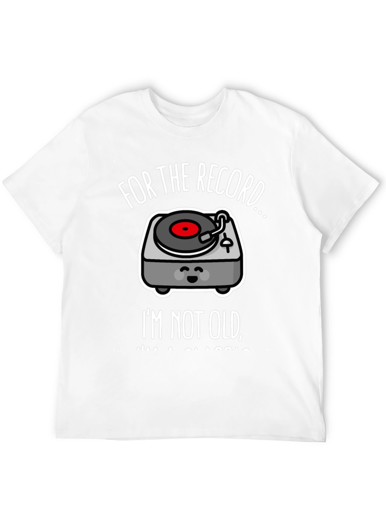 Classic Record Player Graphic Tee