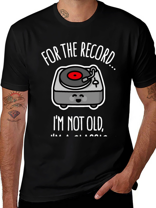 Classic Record Player Graphic Tee