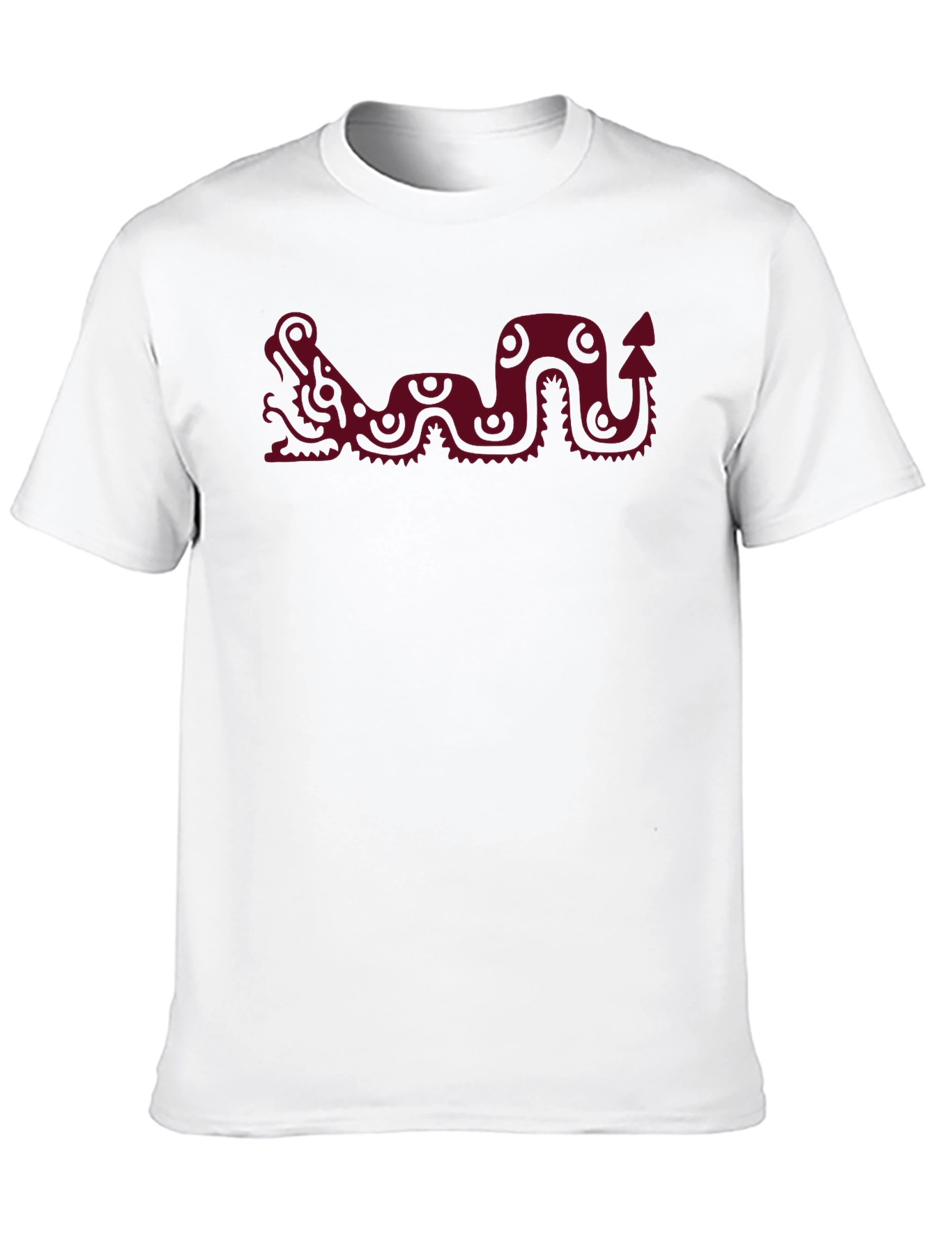 Aztec Dragon Graphic Tee - Stylish Cotton T-Shirt
