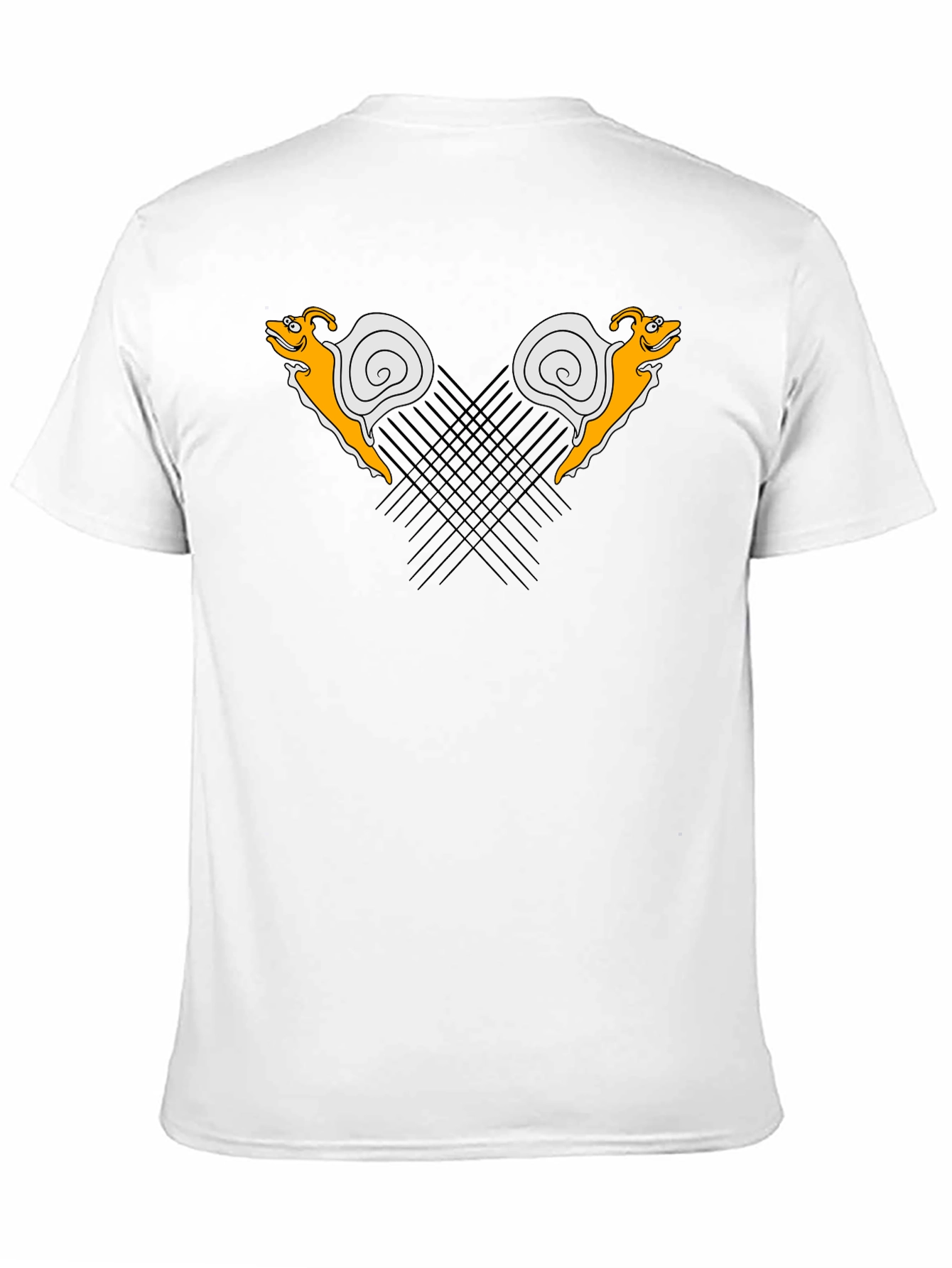 Fun Snail Graphic Tee - Black Casual T-Shirt