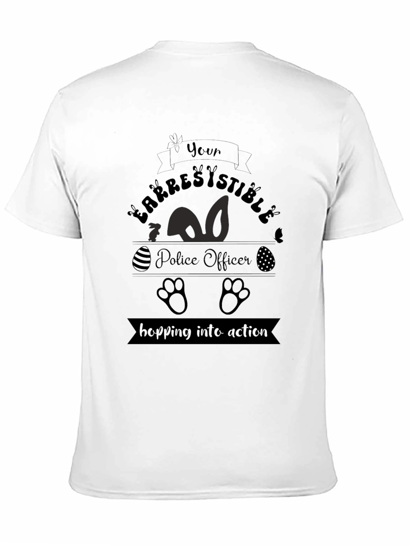 Arrestingly Cute Police Officer Easter T-Shirt