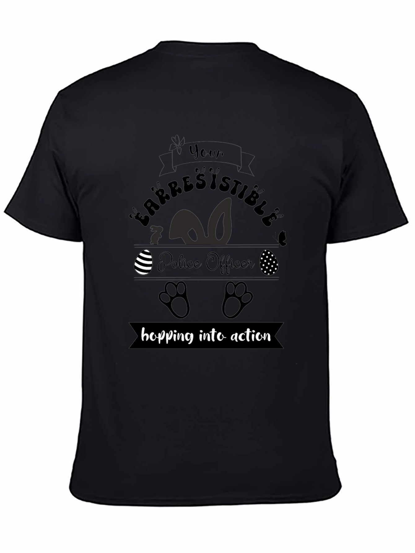 Arrestingly Cute Police Officer Easter T-Shirt