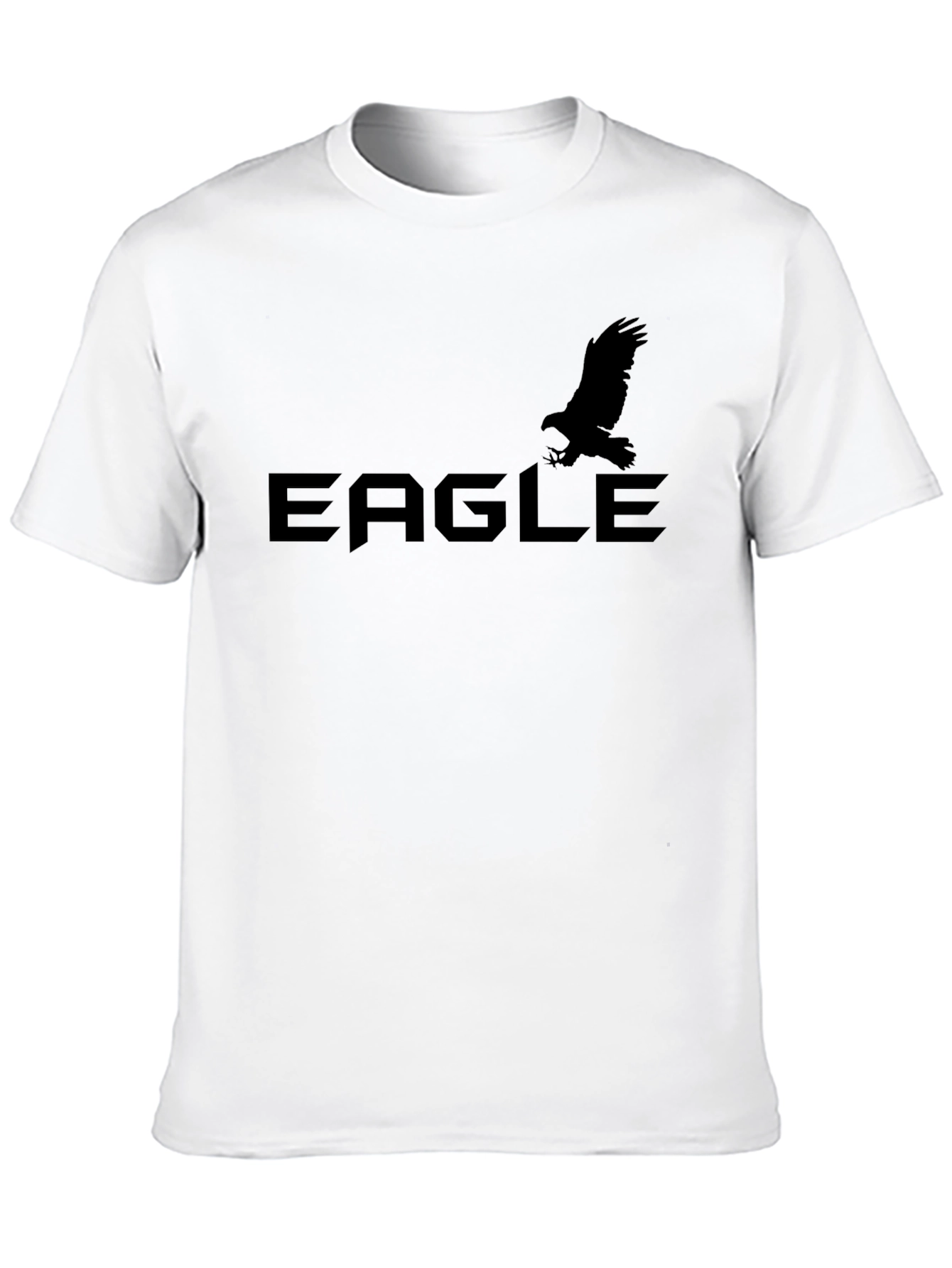 Eagle Graphic Black T-Shirt for Men