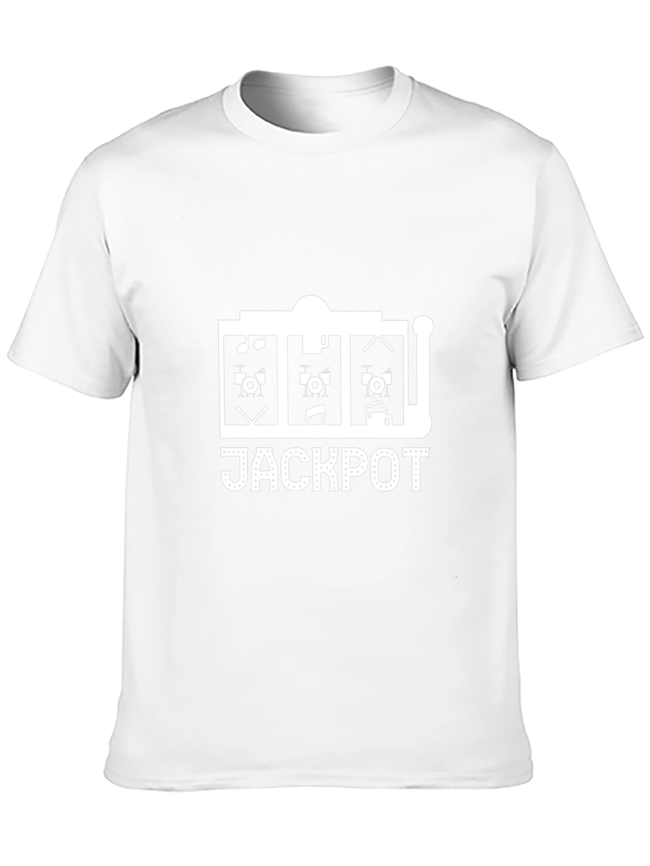 Jackpot Drum Set Black T-Shirt