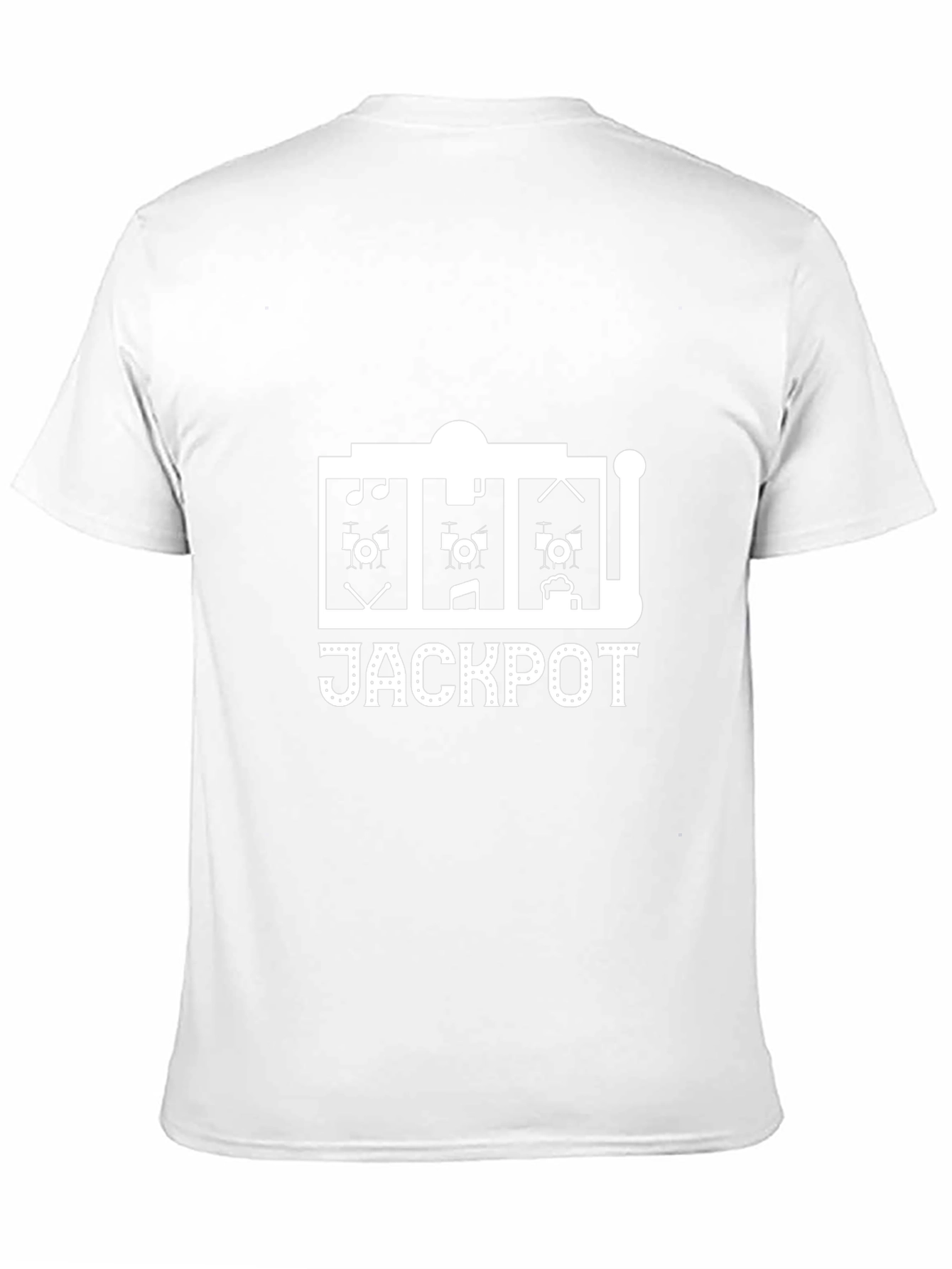 Jackpot Drum Set Black T-Shirt