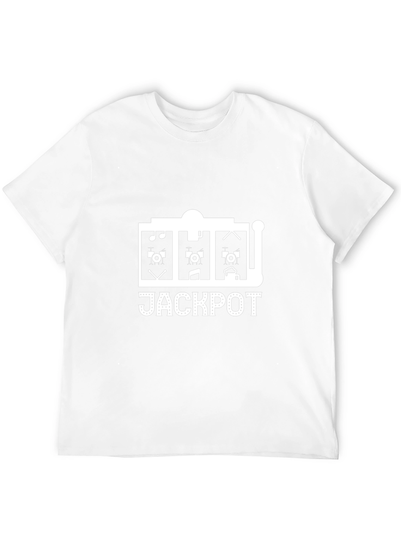 Jackpot Drum Set Black T-Shirt