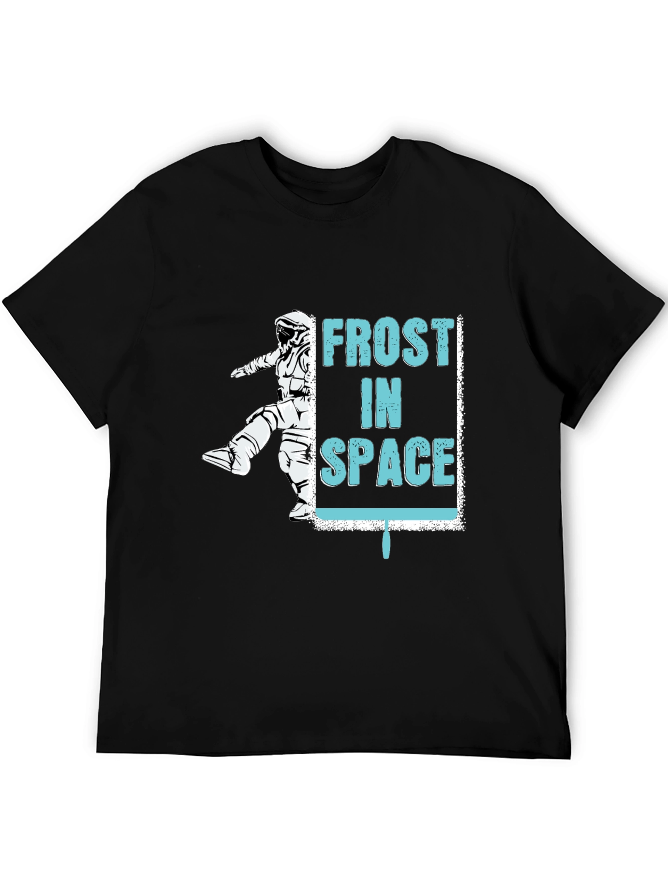 Frost in Space Graphic T-Shirt - Black