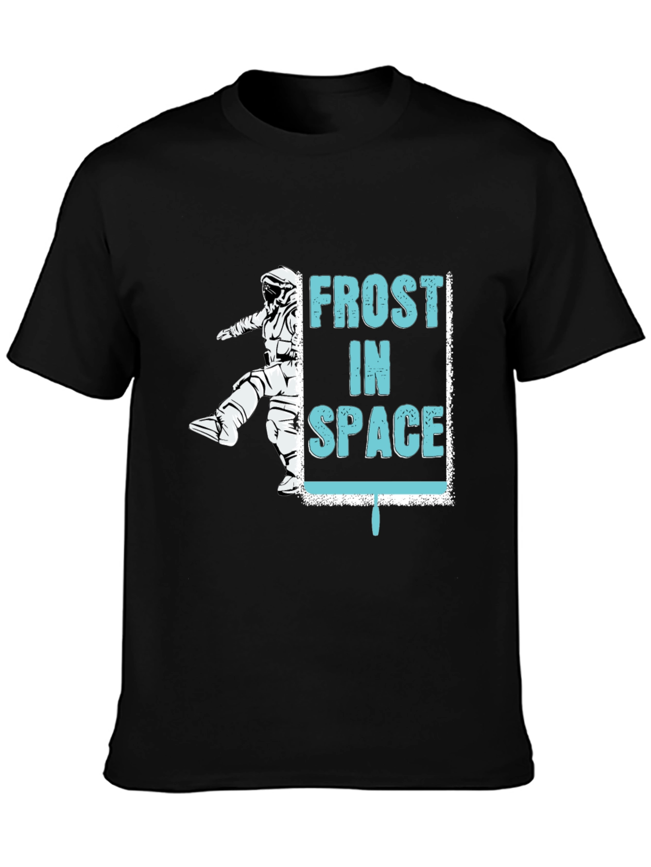Frost in Space Graphic T-Shirt - Black