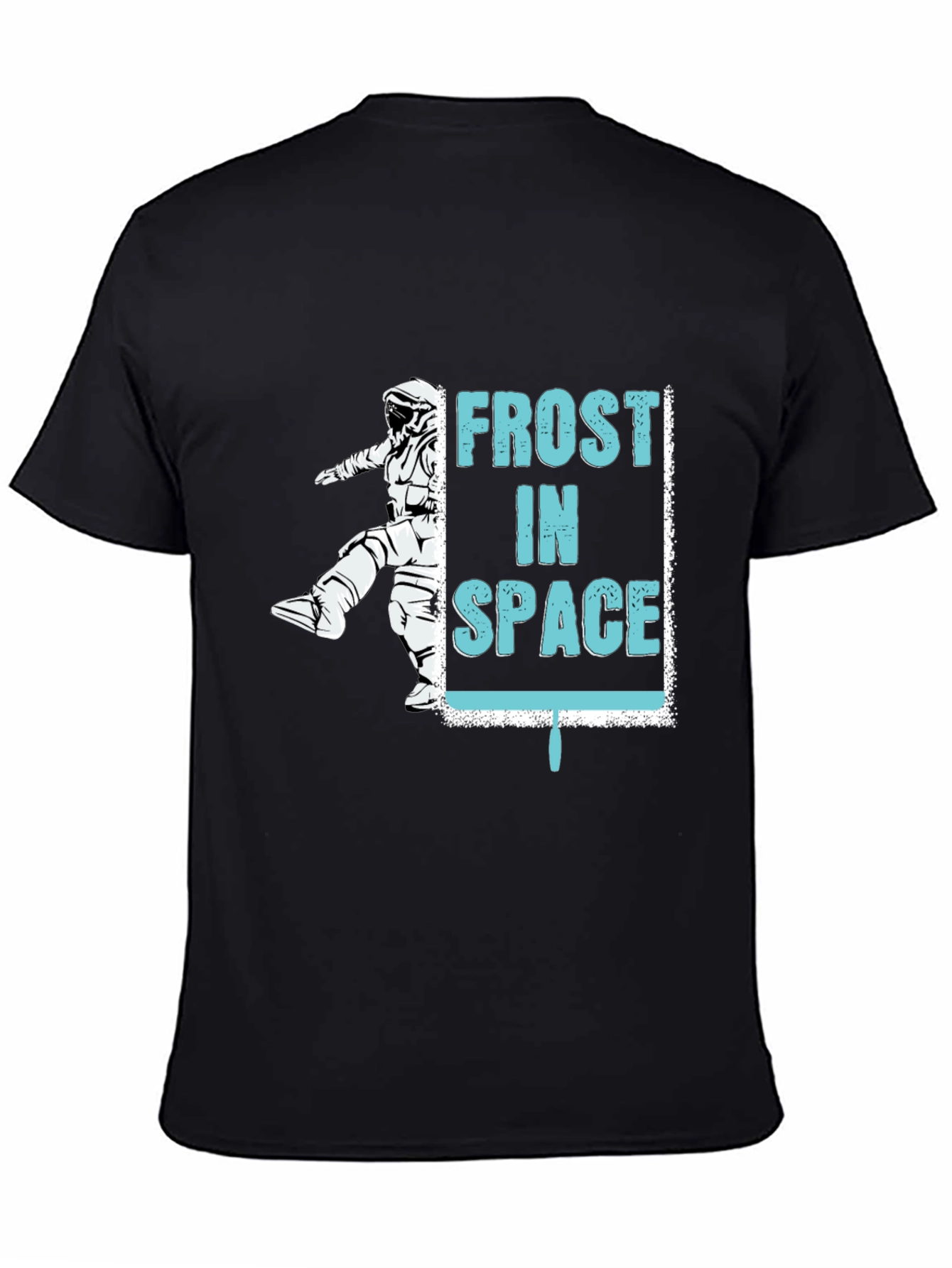 Frost in Space Graphic T-Shirt - Black