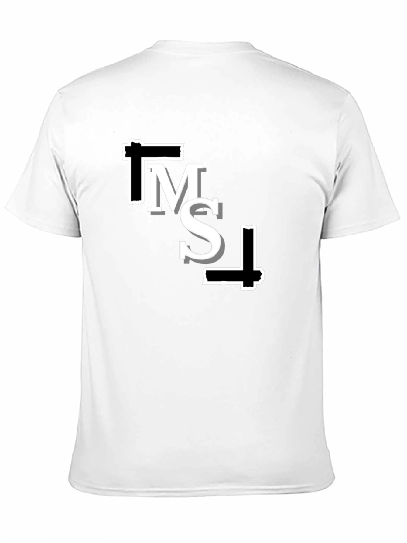 Modern Graphic Black T-Shirt