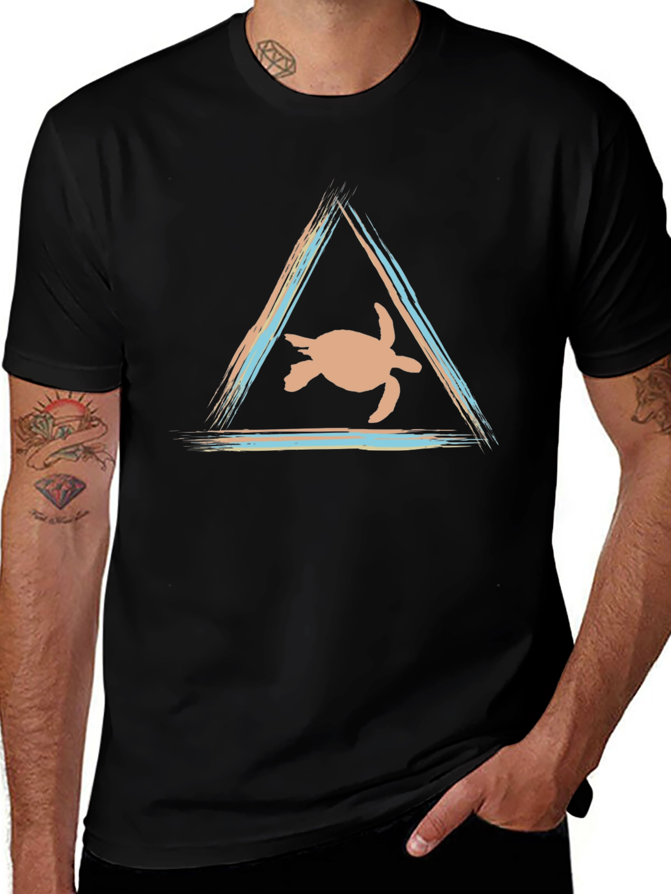 Turtle Triangle Graphic Tee