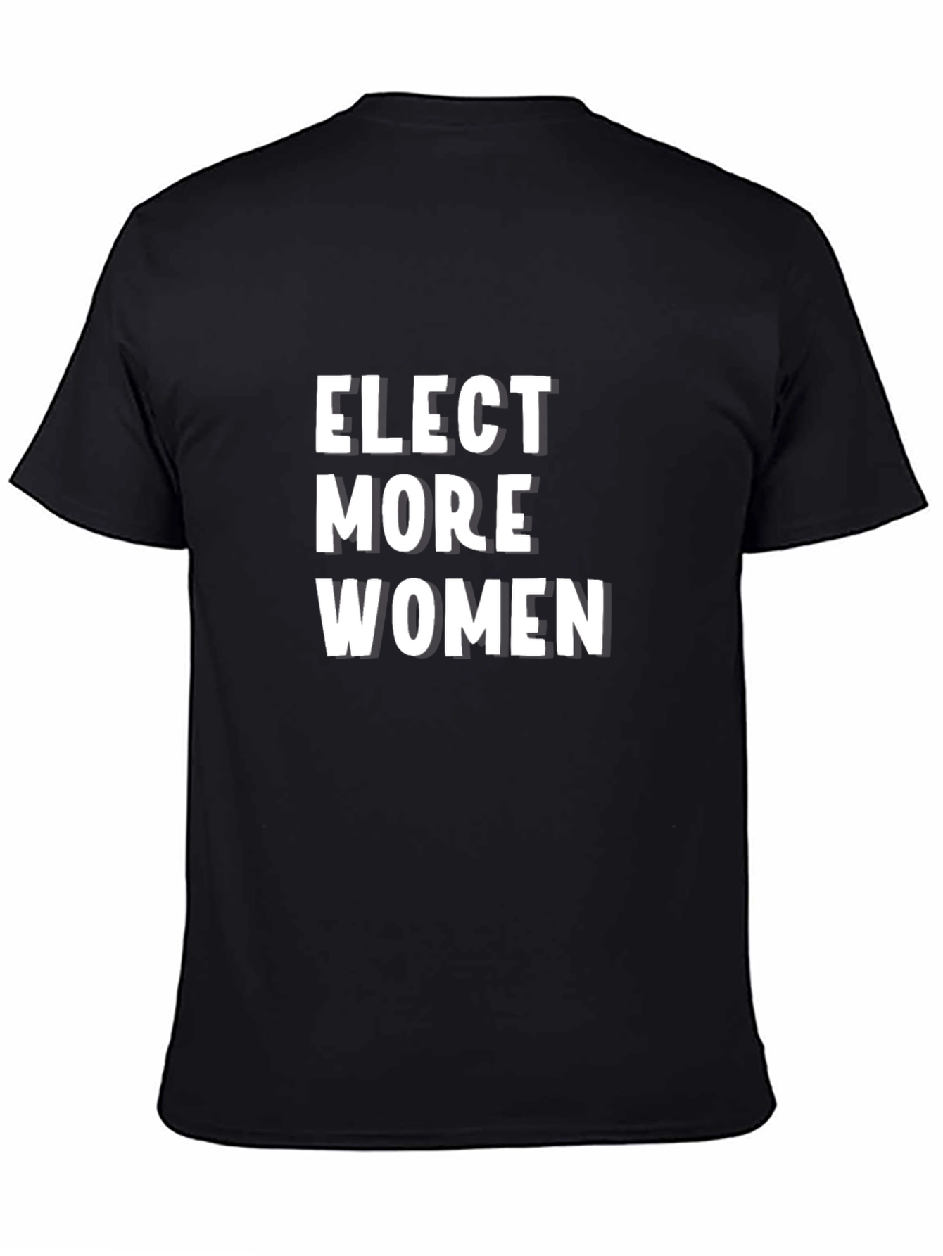 Elect More Women Graphic Tee - Black