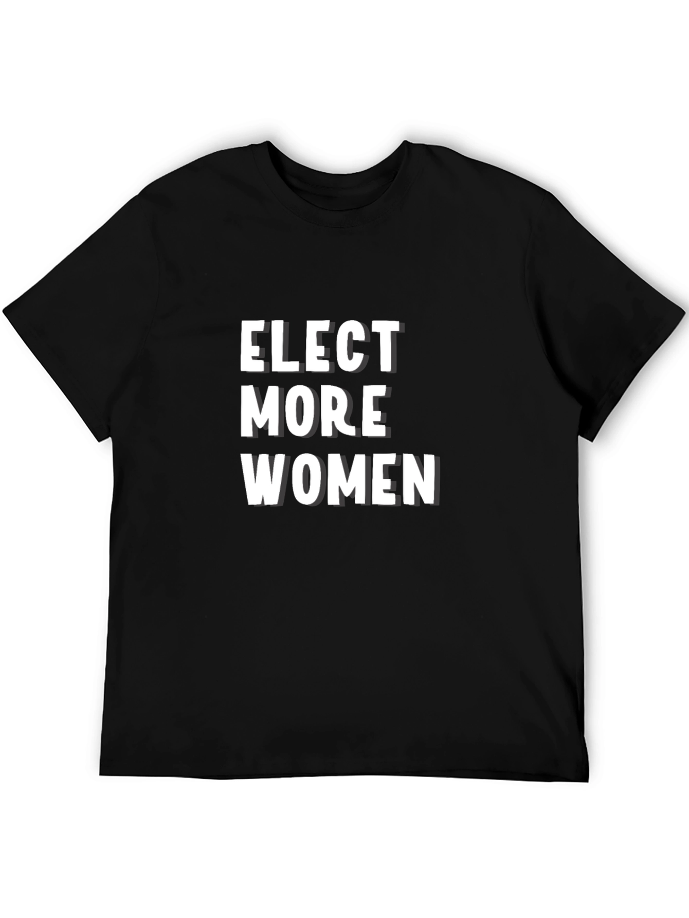Elect More Women Graphic Tee - Black