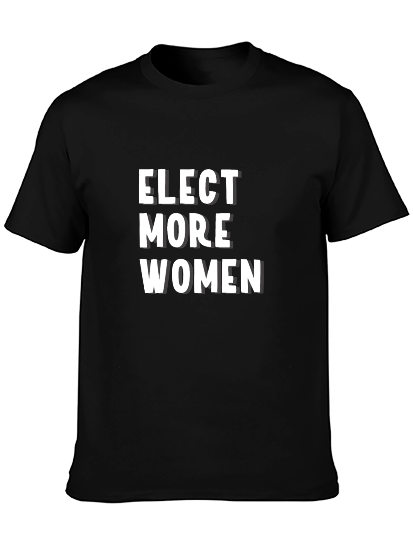 Elect More Women Graphic Tee - Black