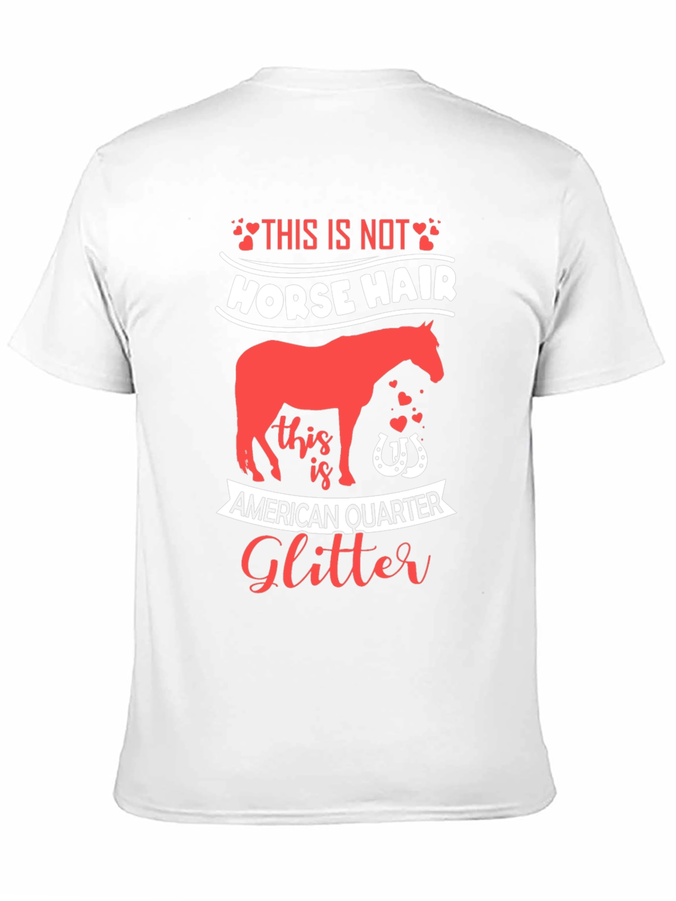 Horse Glitter Graphic T-Shirt