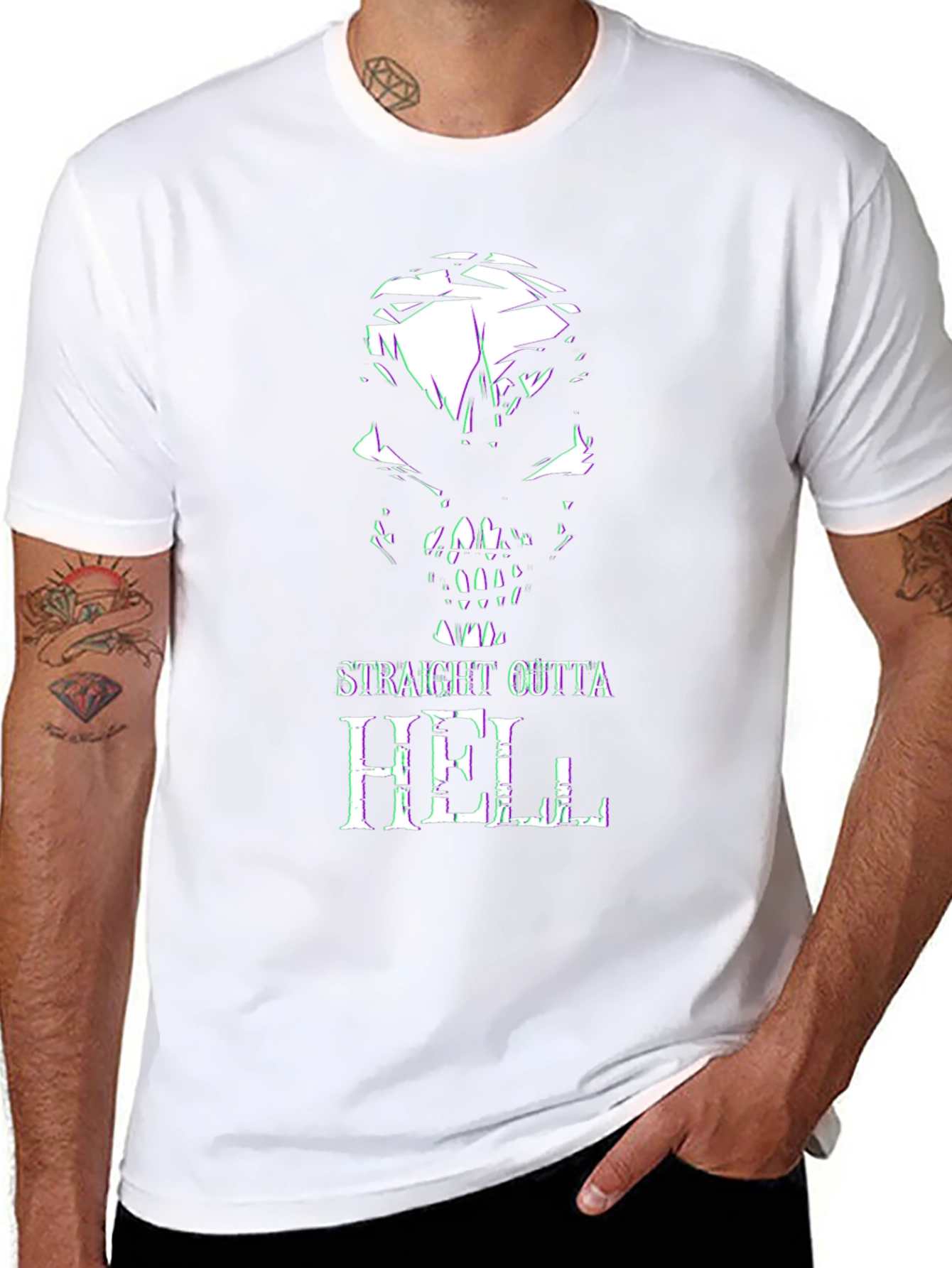 Straight Outta Hell Graphic T-Shirt