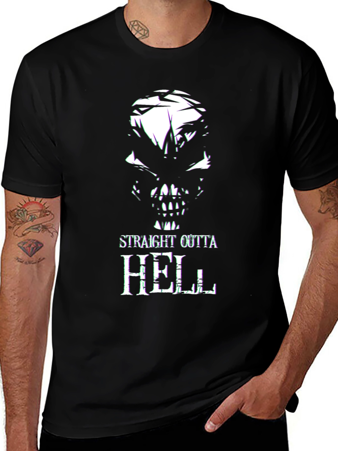 Straight Outta Hell Graphic T-Shirt