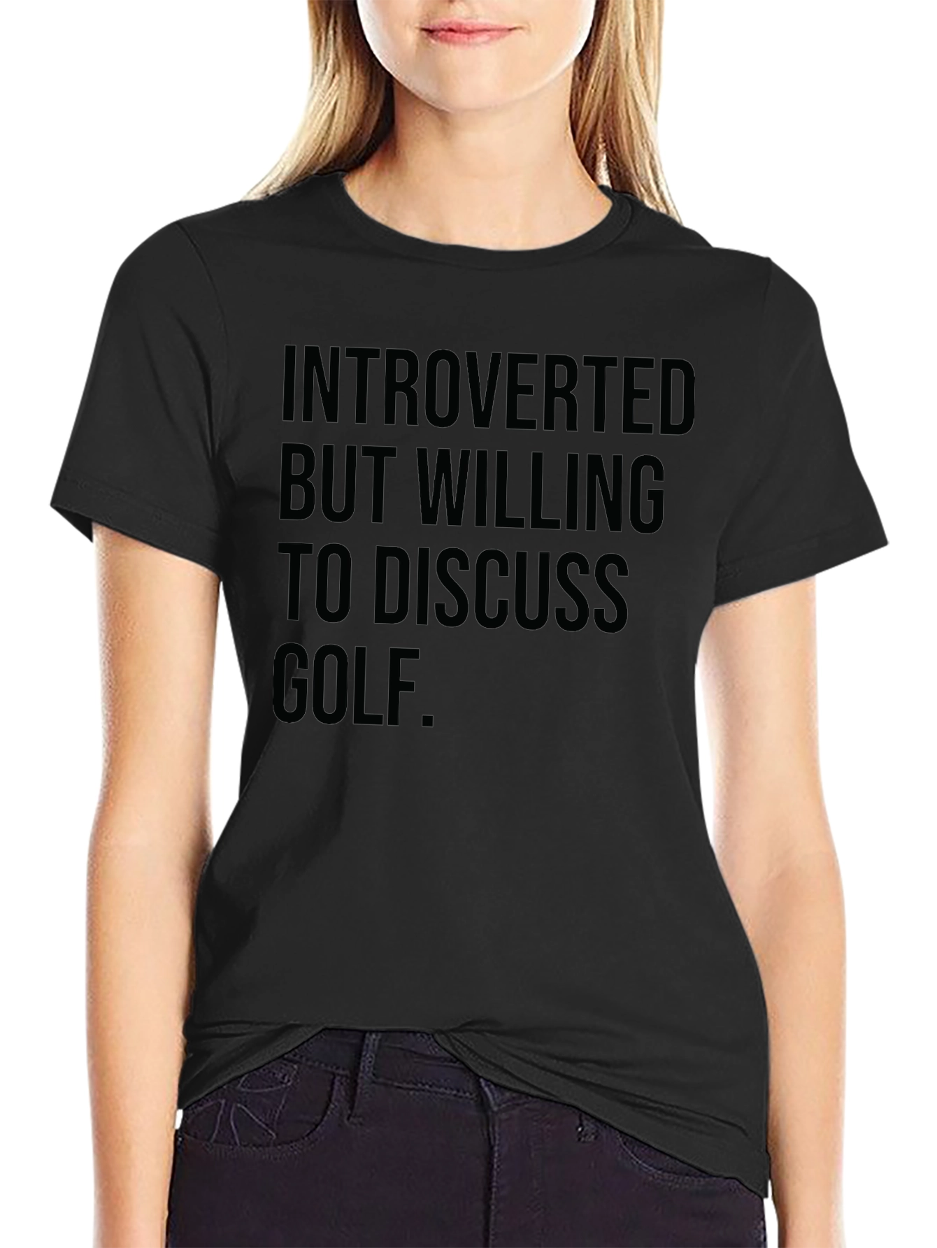 Introverted Golf Enthusiast T-Shirt