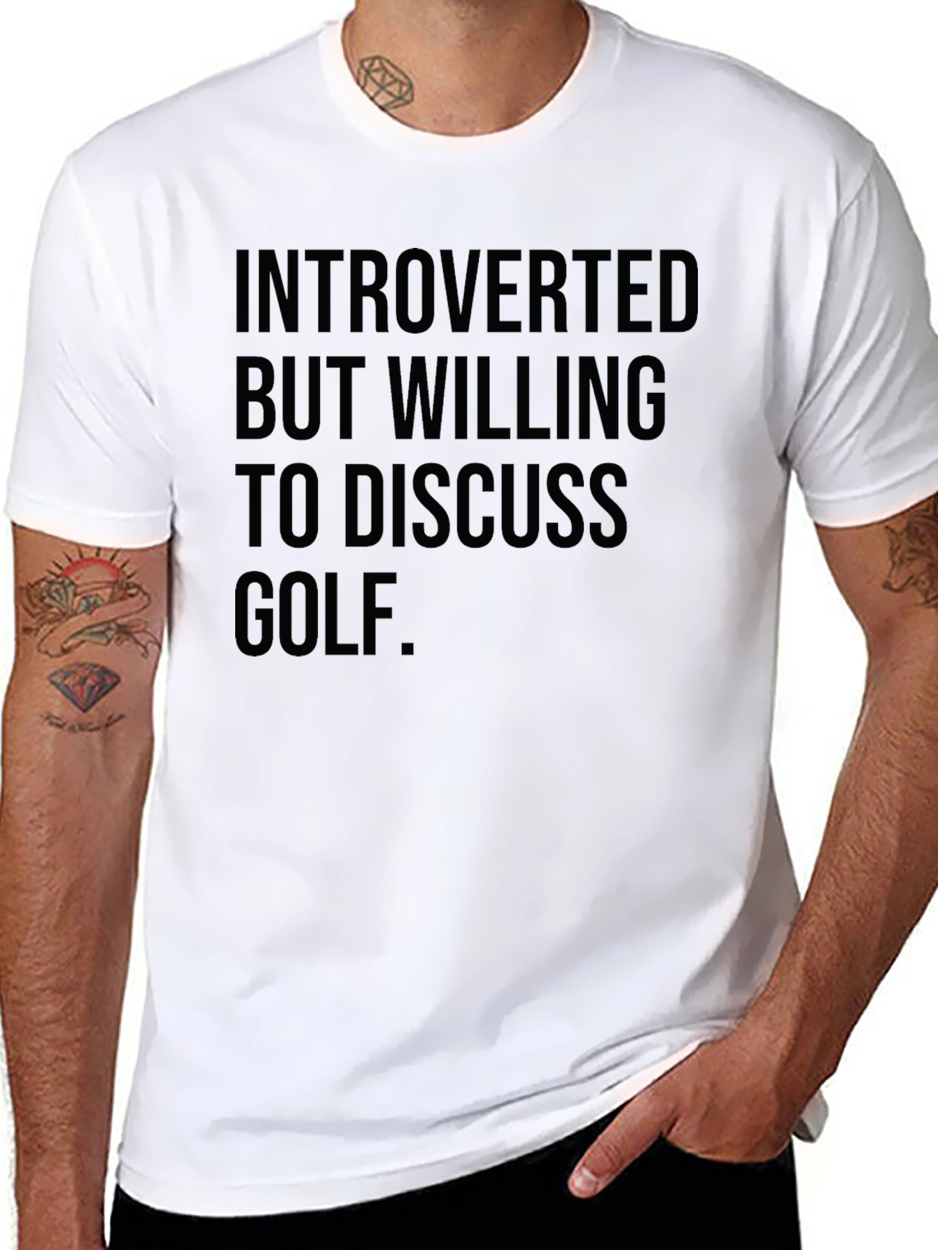 Introverted Golf Enthusiast T-Shirt