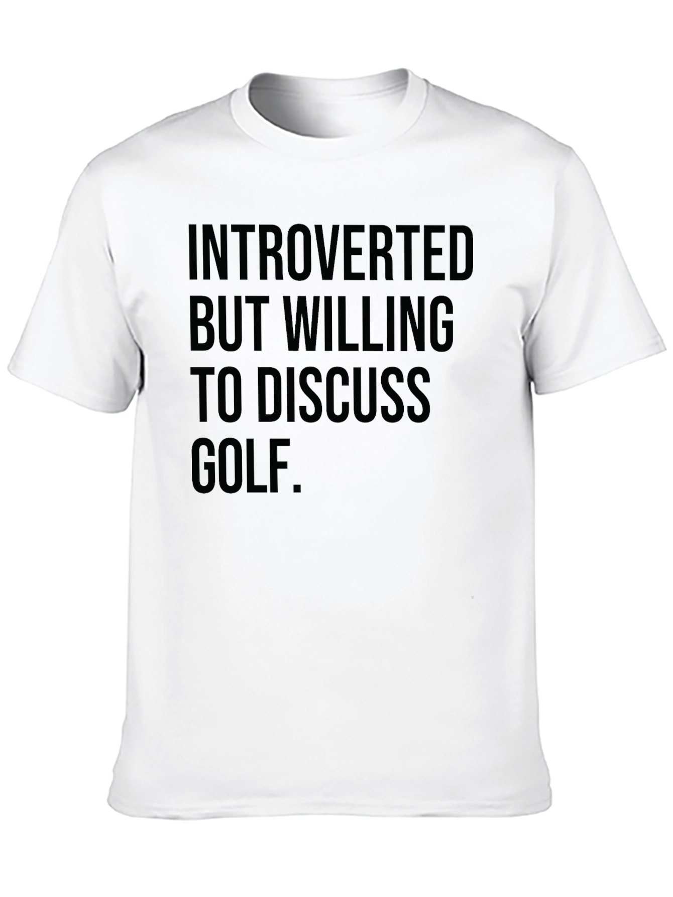 Introverted Golf Enthusiast T-Shirt