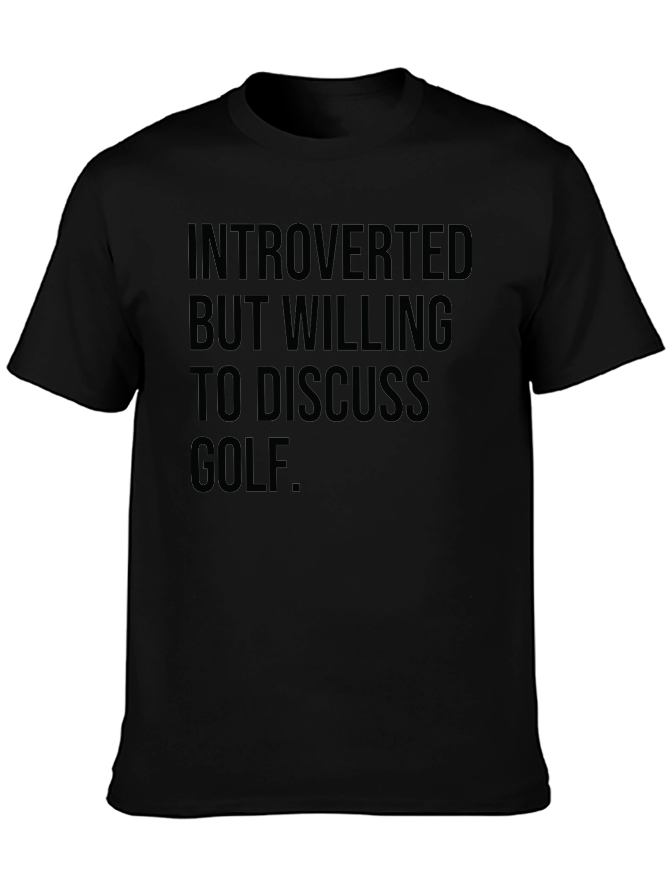 Introverted Golf Enthusiast T-Shirt