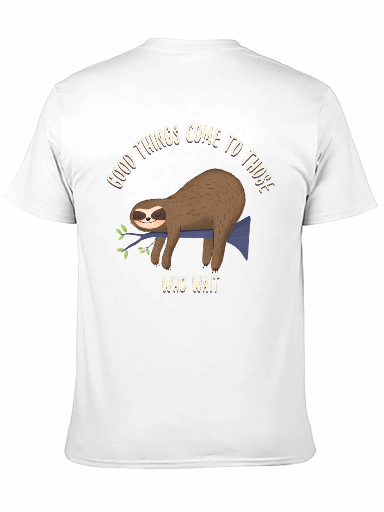Sloth Good Things Come Graphic T-Shirt