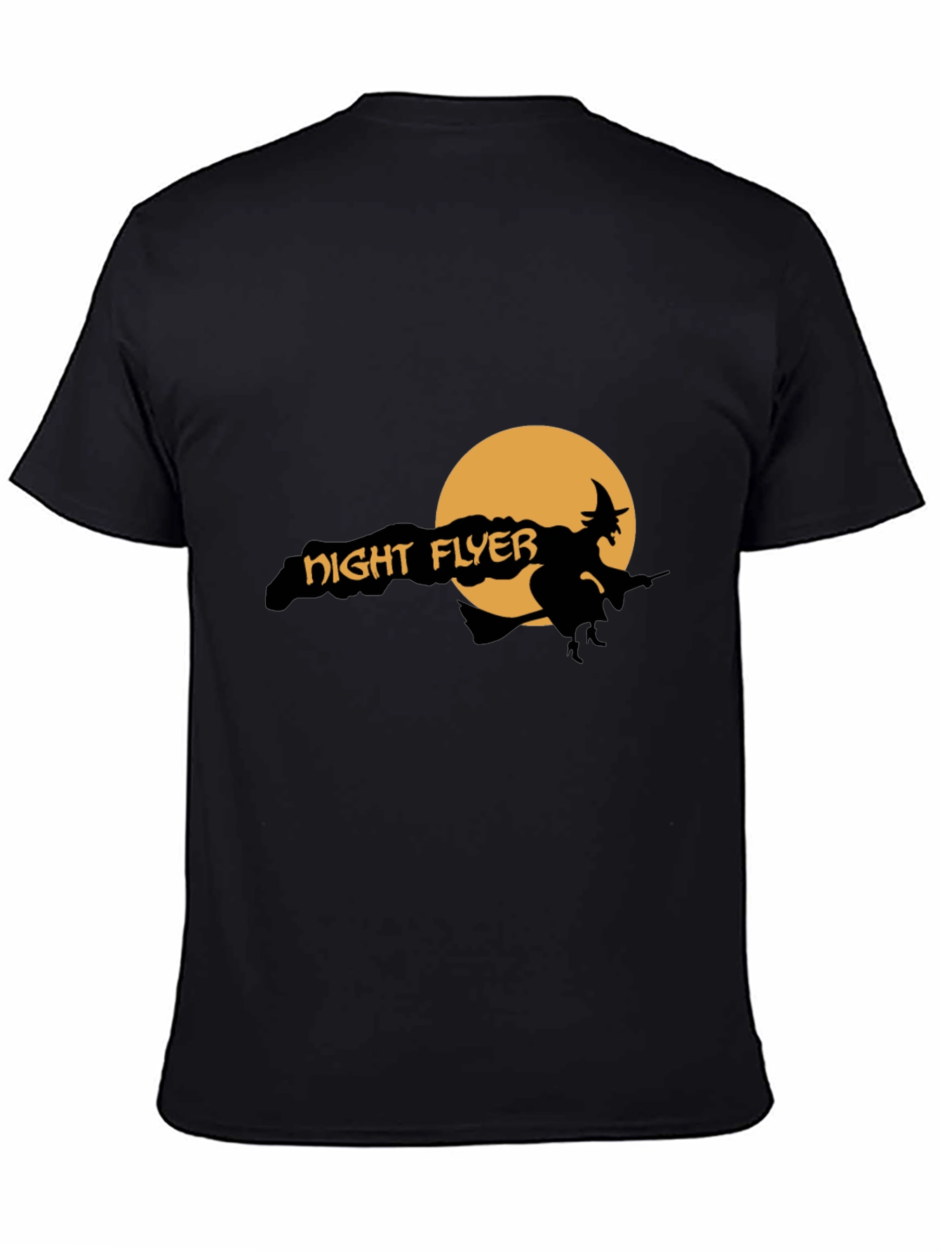 Night Flyer Graphic Tee - Halloween Witch Shirt