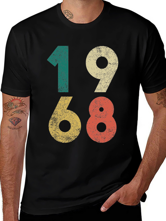 Vintage 1968 Graphic Print T-Shirt