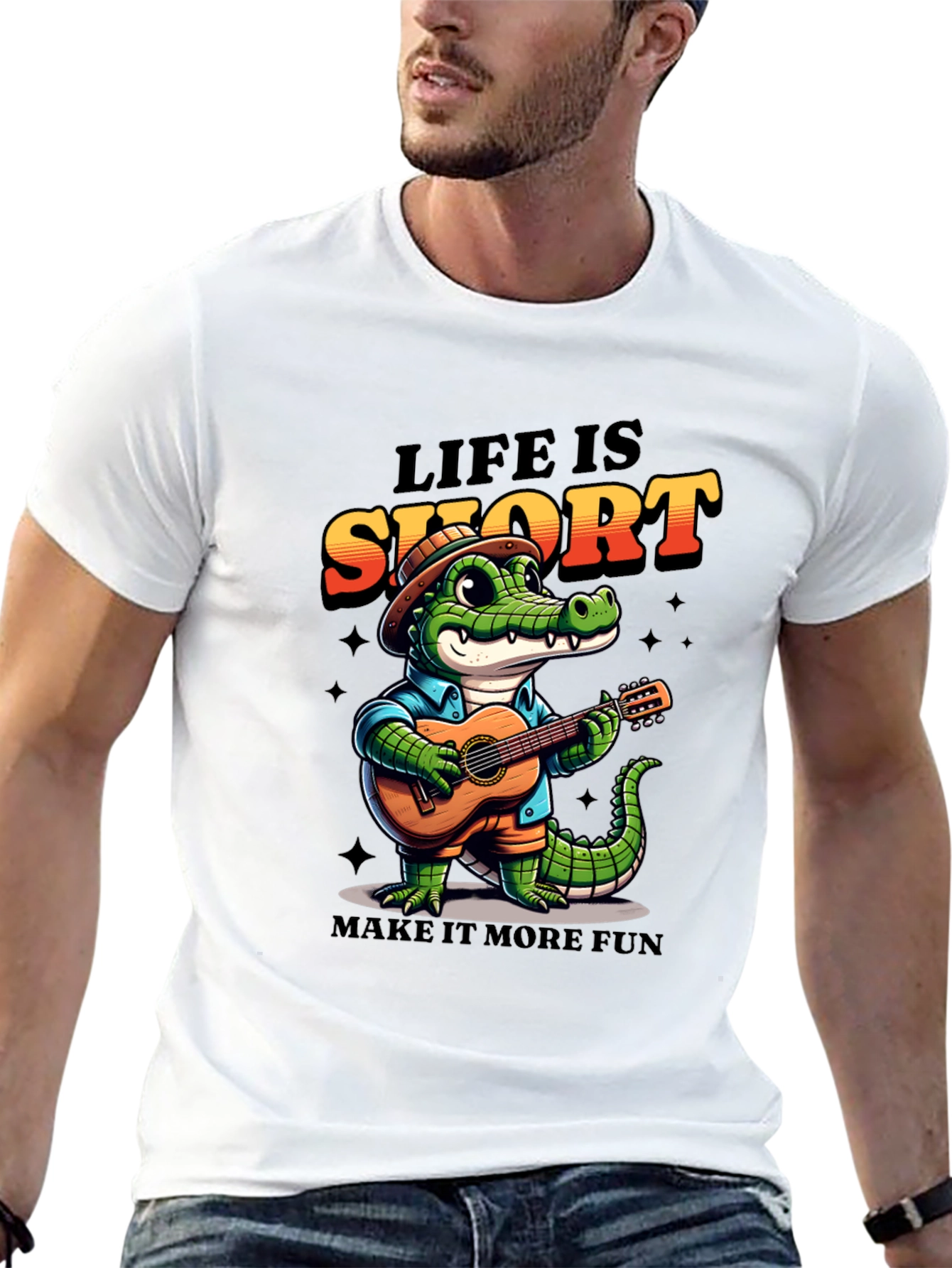 Life is Short Crocodile T-Shirt