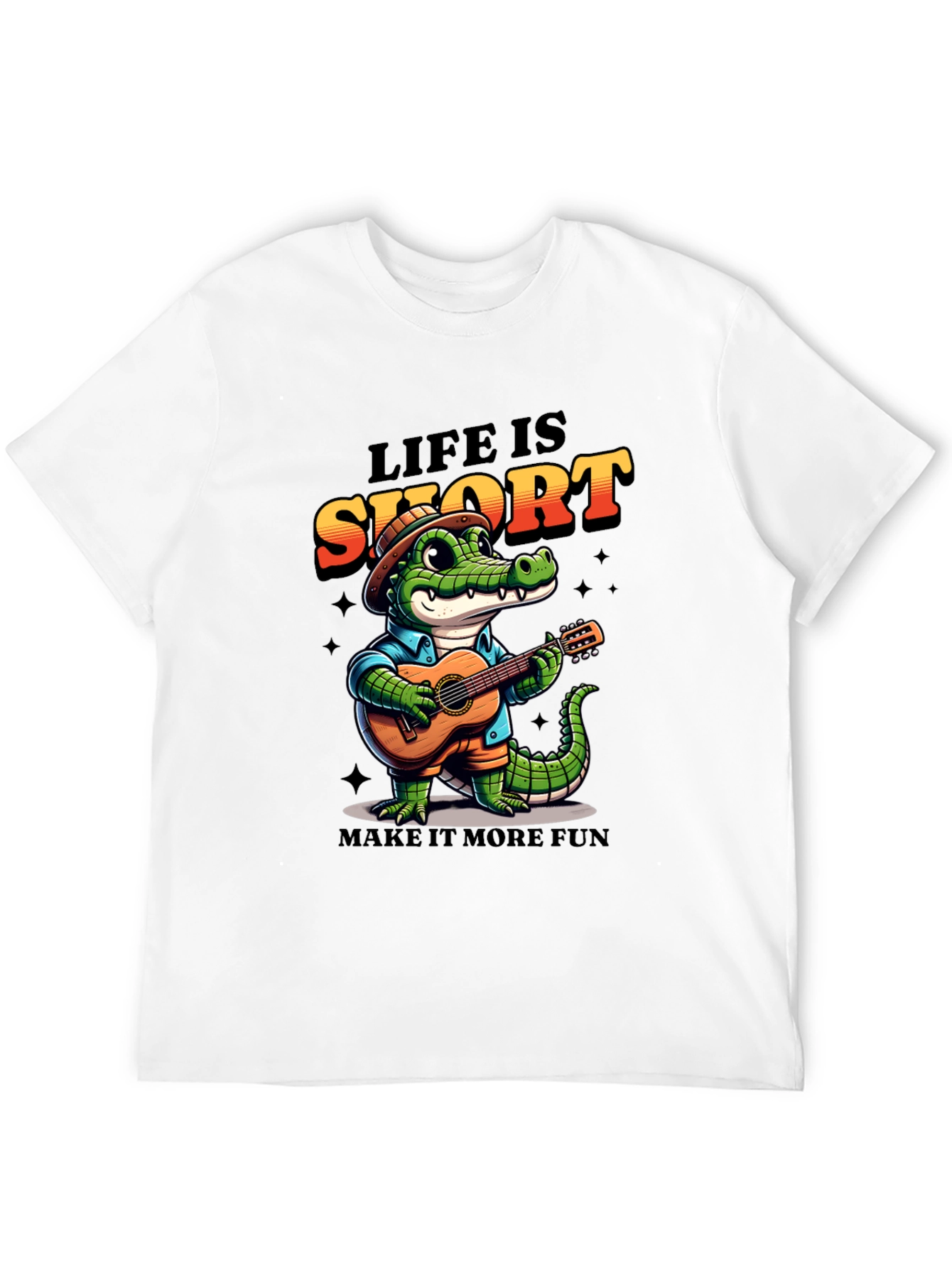 Life is Short Crocodile T-Shirt